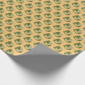 Landelijk bergtafereel cadeaupapier (Hoek)