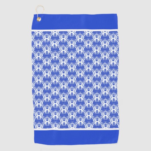 Landelijk Blauw Golfhanddoek (Voorkant)
