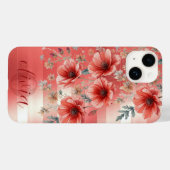 Landelijk bloemmotief Case-Mate iPhone case (Achterkant (horizontaal))