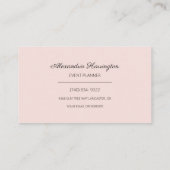 Landelijk Bloemmotief Visitekaartje (Achterkant)