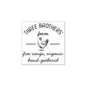 Landelijk boerderij vintage ei rubberstempel (Afrduk)