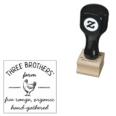 Landelijk boerderij vintage ei rubberstempel (Gestempeld)