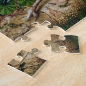 Landelijk Bos Konijn Legpuzzel (Zijkant)
