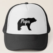 landelijk bosdier papa beer trucker pet (Voorkant)