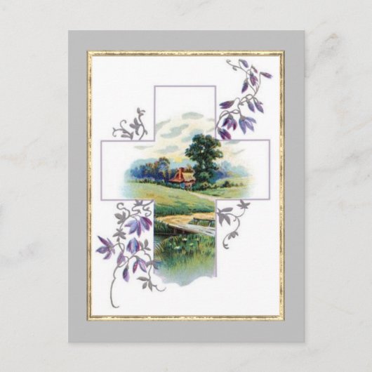 Landelijk Christelijk Kruis Briefkaart (Voorkant)