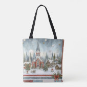 Landelijk Dorpskerk Tote Bag (Achterkant)