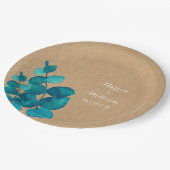 Landelijk Eucalyptus Bos Papieren Bordje (Gekanteld)