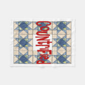 landelijk fleece deken (Voorkant (Horizontaal))