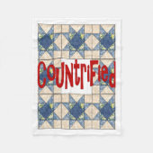 landelijk fleece deken (Voorkant)