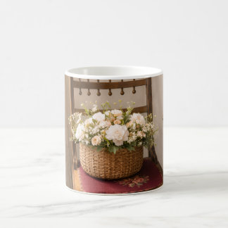 Landelijk Franse koffiemok Cottage Core Stoel