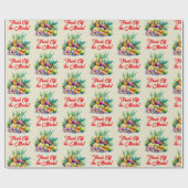 Landelijk Fruit Bruidsfeest - Rechtstreeks van de  Cadeaupapier (Vlak)