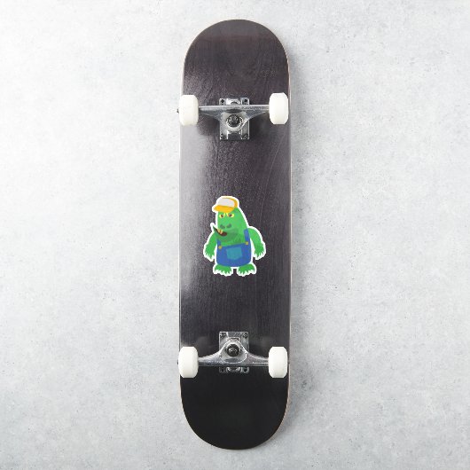 Landelijk Gebakken Grappig Cartoon Monster Karakte Sticker (Skateboard)