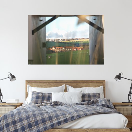 Landelijk gebied in Brighton Canvas Afdruk (Insitu (Slaapkamer))