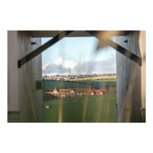 Landelijk gebied in Brighton Foto Afdruk (Voorkant)