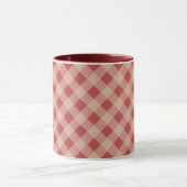 Landelijk Gingham Mok (Midden)