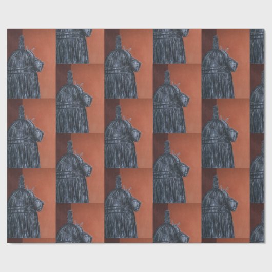 Landelijk Glossy Wrapping Papier, 30 in x 6 ft Cadeaupapier (Vlak)