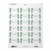 Landelijk groene eucalyptus etiket (Full Sheet)
