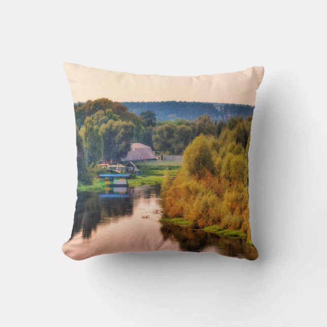 Landelijk herfstlandschap Sierkussen (Voorkant)
