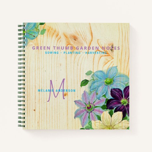 Landelijk Hout Groene Duim Tuindersjournaal Notitieboek (Voorkant)