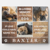 Landelijk houten fotocollage herdenkingsmonument h fotoplaat (Voorkant)