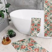 Landelijk huis bloempatroon bad handdoek