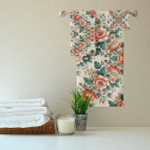 Landelijk huis bloempatroon bad handdoek