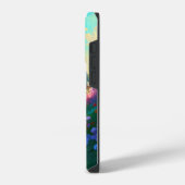 Landelijk huis met bloemen tuin iPhone hoesje (Linkerkant)