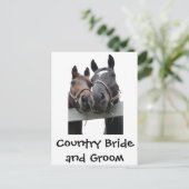 Landelijk huwelijk briefkaart (Staand voorkant)