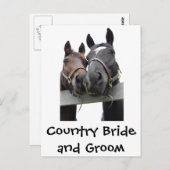 Landelijk huwelijk briefkaart (Voorkant / Achterkant)