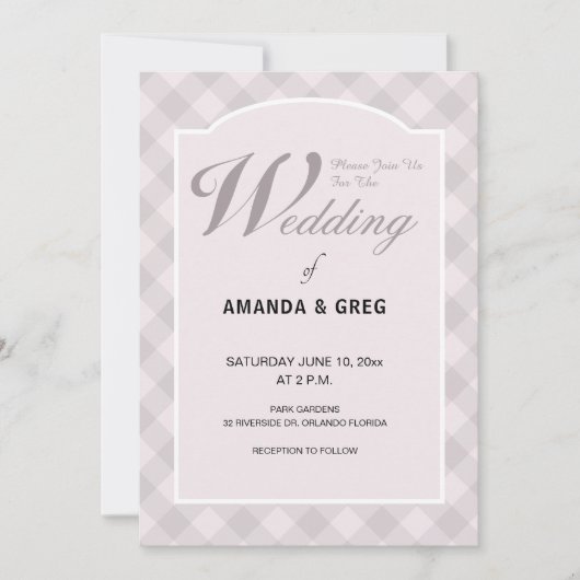 Landelijk huwelijk kaart (Voorkant)