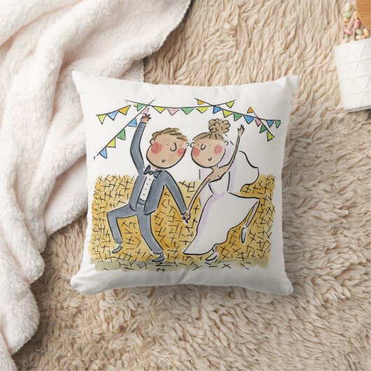 Landelijk huwelijk kussen (Deken)