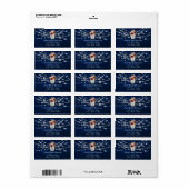 Landelijk Huwelijk Retouradreslabel Etiket (Full Sheet)