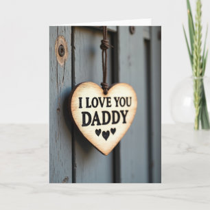 Landelijk Ik Hou van Jou Papa Kaart