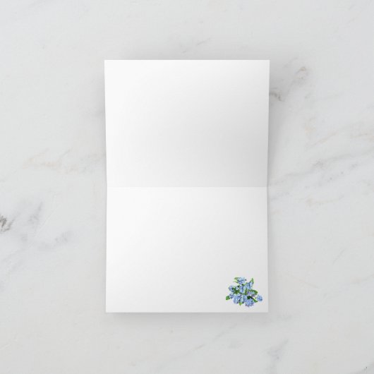 Landelijk Jute Met Bloemen Vouw Dankkaart Bedankkaart (Binnen)