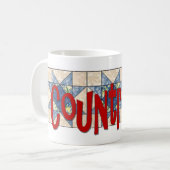 landelijk koffiemok (Voorkant links)