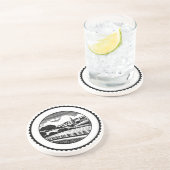 Landelijk landschap 05 zandsteen onderzetter (Zijkant)