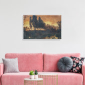 Landelijk landschap in Beieren (Duitsland) Canvas Afdruk (Insitu (Woonkamer))