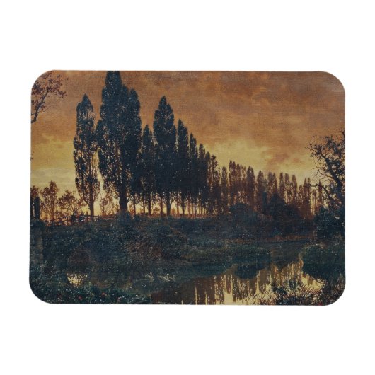 Landelijk landschap in Beieren (Duitsland) Magneet (Horizontaal)