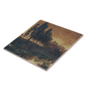 Landelijk landschap in Beieren (Duitsland) Tegeltje (Zijkant)