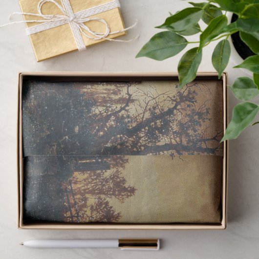 Landelijk landschap in Beieren (Duitsland) Tissuepapier (Geschenk)