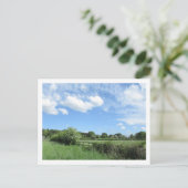 Landelijk landschap in mei briefkaart (Staand voorkant)