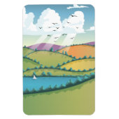 Landelijk landschap. magneet (Verticaal)