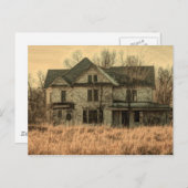 Landelijk Landschap Rustieke Westerne Landboerderi Briefkaart (Voorkant / Achterkant)