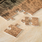 Landelijk Landschap Rustieke Westerne Landboerderi Legpuzzel (Zijkant)