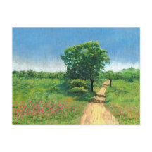 Landelijk lentelandschap