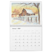 Landelijk Leven Aquarel Door Sherry Kalender (Jan 2027)
