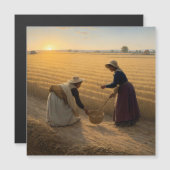 Landelijk leven: Boerenvrouwen zaaien zaden (Voorkant / Achterkant)