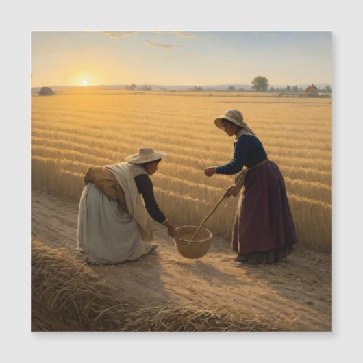 Landelijk leven: Boerenvrouwen zaaien zaden (Voorkant)