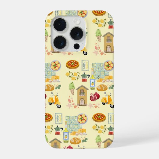  Landelijk leven Italië iPhone Hoesje (Achterkant)