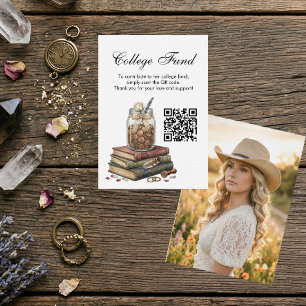 Landelijk meisjes afstudeercollege fonds QR-code Informatiekaartje